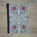 William Morris "Oxford Union" Notebooklet Red – detail