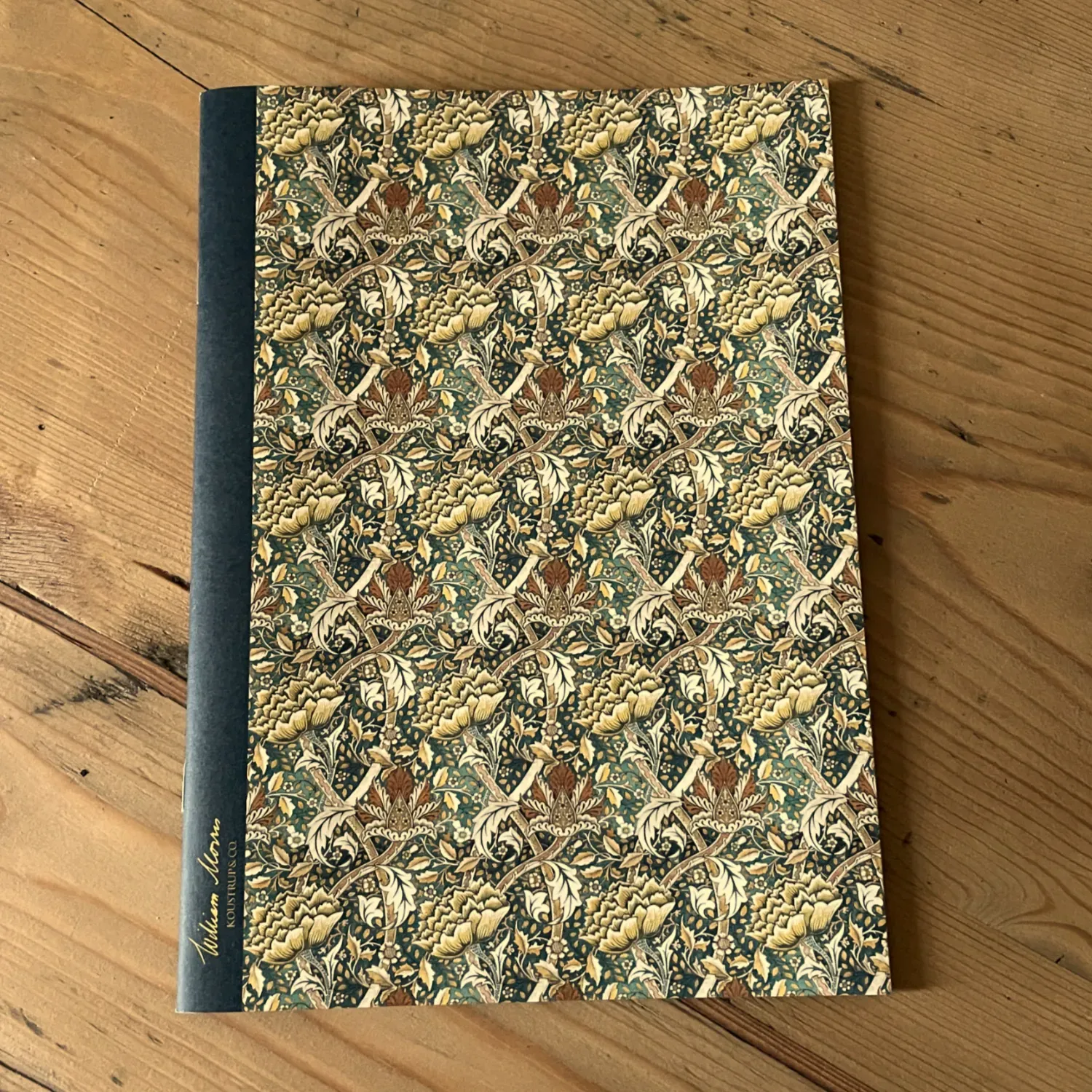 William Morris Windrush Notebooklet – Golden Floral Design