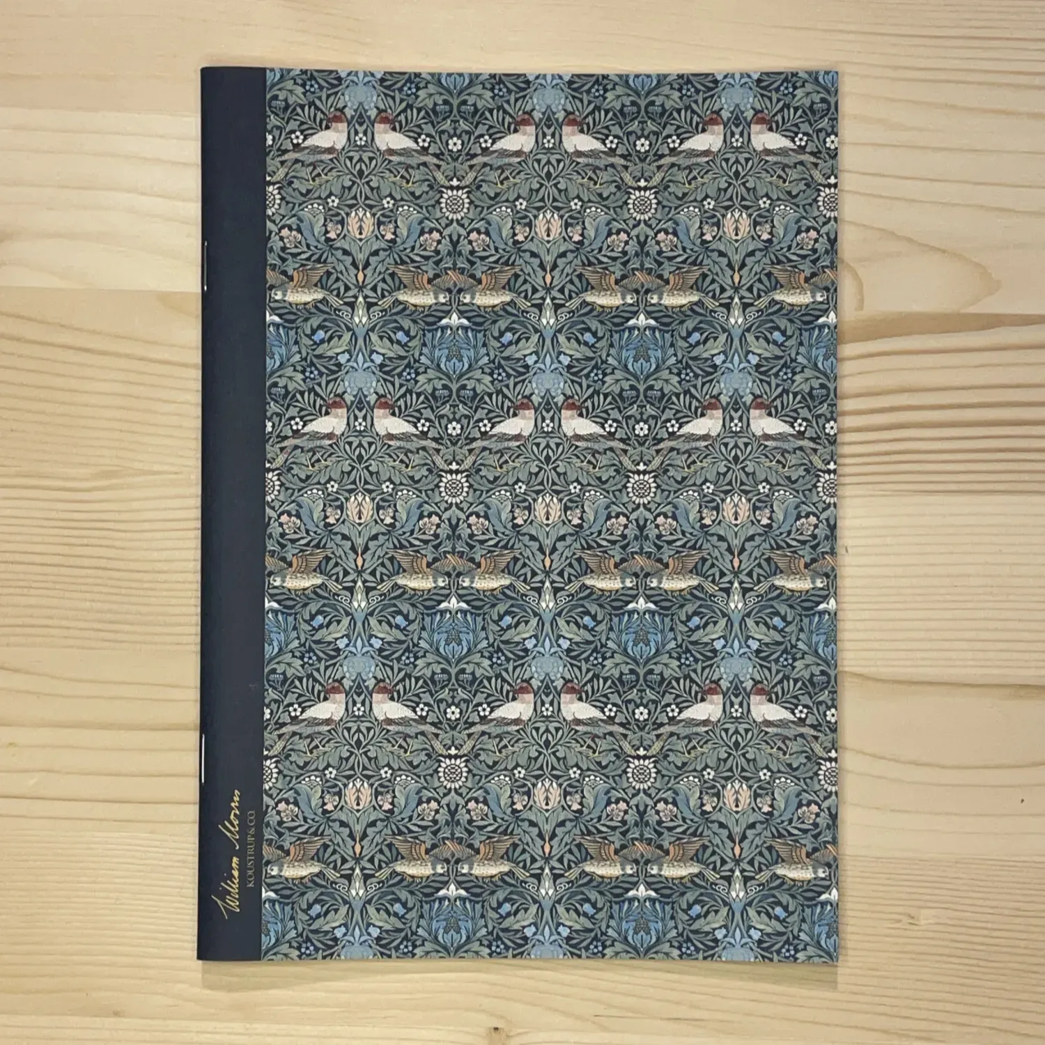 Cahier William Morris "Oiseau - Vert"