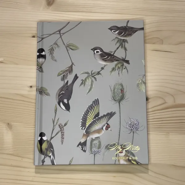 Carnet "Oiseaux des Jardins" - couverture rigide