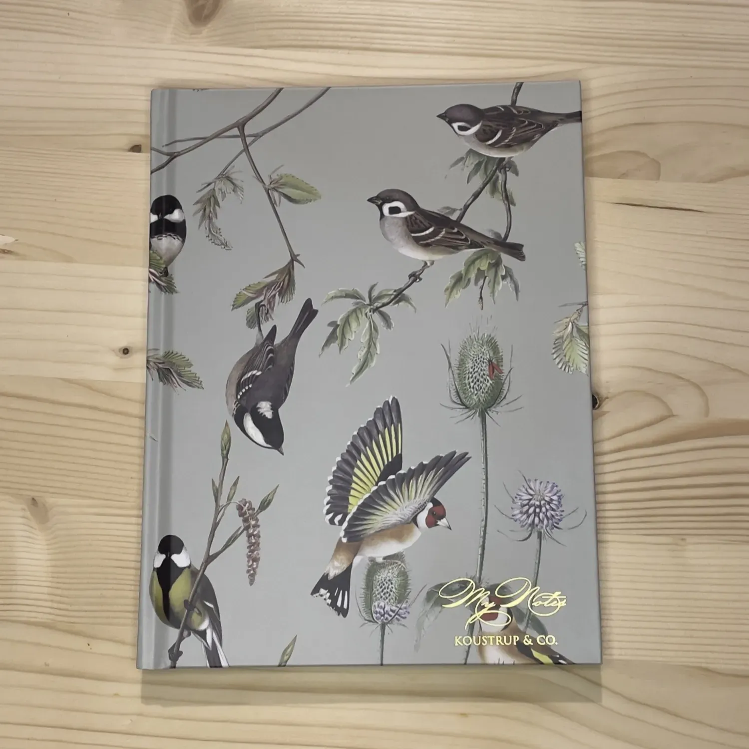 Carnet "Oiseaux des Jardins" - couverture rigide