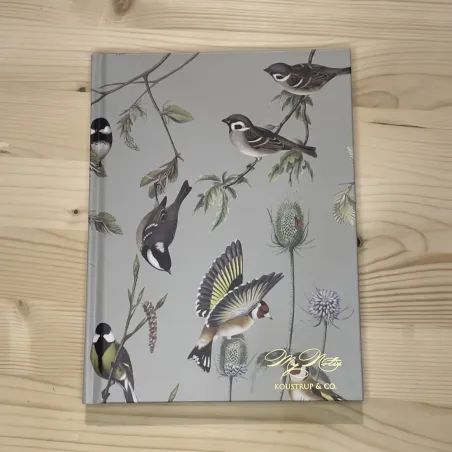Carnet "Oiseaux des Jardins" - couverture rigide