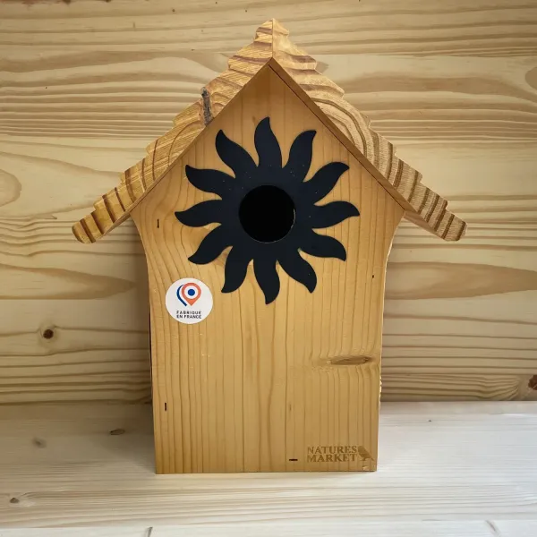 Birdhouse ‘Sunny’ for the great tit, the nuthatch and House Sparrow