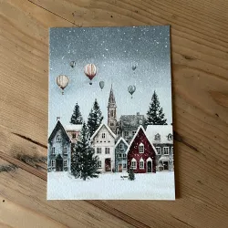 A Christmas Greeting Card with high quality envelope.