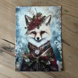 A Christmas Greeting Card with high quality envelope.