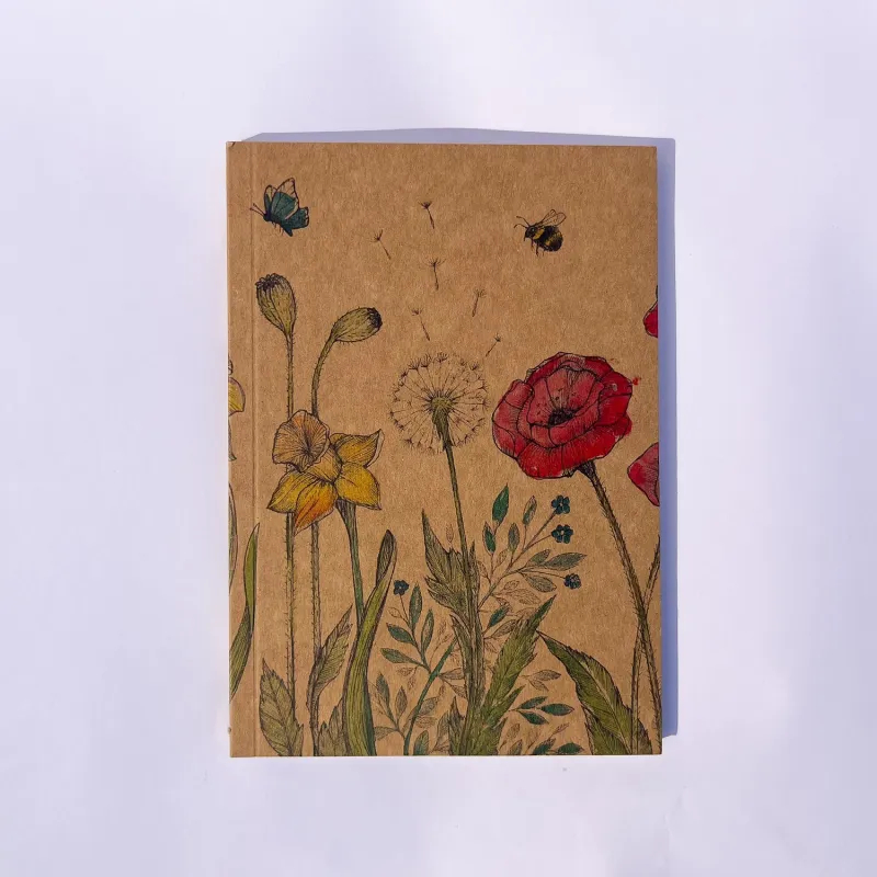 Notebook 'Flower Meadow' - La Feuillerie