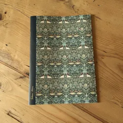 Cahier William Morris "Oiseau - Vert"