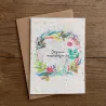 Carte à planter ‘Feuilles’ - joyeux anniversaire