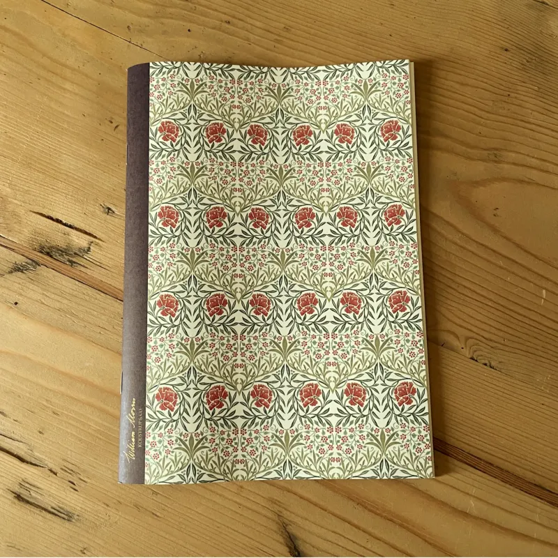 Cahier William Morris "Oxford Union" – Rouge